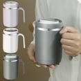 thumbnail image 7 of Mugs Coffee Mug With Handle And Lids Stainless Steel Insulated Tea Cup 500ml Reusable For School Travel Office Coffee Mug, 7 of 7