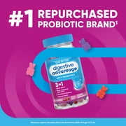 Digestive Advantage Daily Probiotic Gummies, Natural Superfruit Flavors, Helps Protein Absorption, Supports Immune Health, Gut Health, 90 Gummies