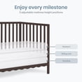 thumbnail image 5 of Dream On Me Synergy Wave 5-in-1 Convertible Crib, Chocolate Chip, 5 of 9