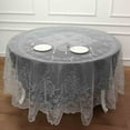 thumbnail image 5 of Efavormart 90" IVORY Premium Lace Round Tablecloth For Banquet Party Wedding Event Home Decor, 5 of 5