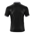 thumbnail image 4 of hoksml Men's Athletic T Shirt Summer Casual Loose Color Blocked Pearl Cotton Small Twill Short Sleeve Solid Color Collared Polos Plus Size Top Elastic Cuffs, 4 of 6
