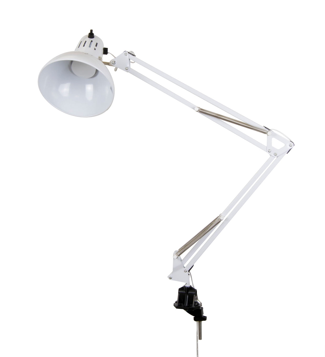 Offex LED Swing Arm Desk Lamp for Drafting Table White