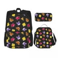 thumbnail image 1 of 3-piece Backpack Suit Cartoon Game Backpack Pencil Case Lunch Bag Backpack Combination-tueuio1, 1 of 4