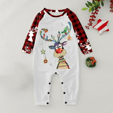 

Christmas Family Matching Clothing Christmas Print Pajama Set For Family Baby Christmas Pajamas for Family