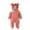 Pink, variant on Toddler Kids Girls Boys Cute Fleece Snowsuit Toddler Kids Zipper Footed Hooded Jumpsuit Rompers,Winter Fall Warm Coat Outfits