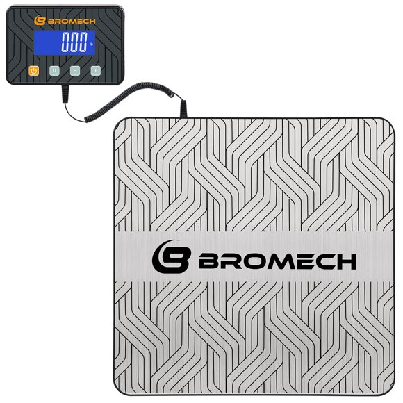 BROMECH Balance d'Expédition Robuste - Balance Postale de 440 LB pour Colis, Usage Industriel et Petites Entreprises - Envoi Postal en Acier Inoxydable Durable