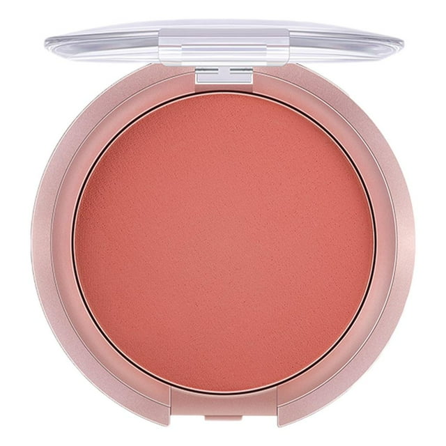 HILABEE Face Blush Smooth Compact Mini Multifunctional Cosmetic Easy to Color Fine Rouge E