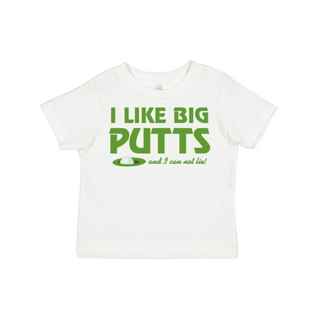 

Inktastic I Like Big Putts Gift Toddler Boy or Toddler Girl T-Shirt