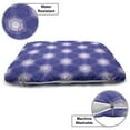 thumbnail image 3 of Abstract Pet Bed, Unusual Dreamy Pattern with Shapes, Chew Resistant Pad for Dogs and Cats Cushion with Removable Cover, 24" x 39", Blue Violet Pastel Purple, by Ambesonne, 3 of 4