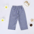 thumbnail image 7 of Toddler Baby Boys Summer Plaid Cropped Pants Pants Loose Casual Fashion Pants for Kids Size 3-4T, 7 of 7