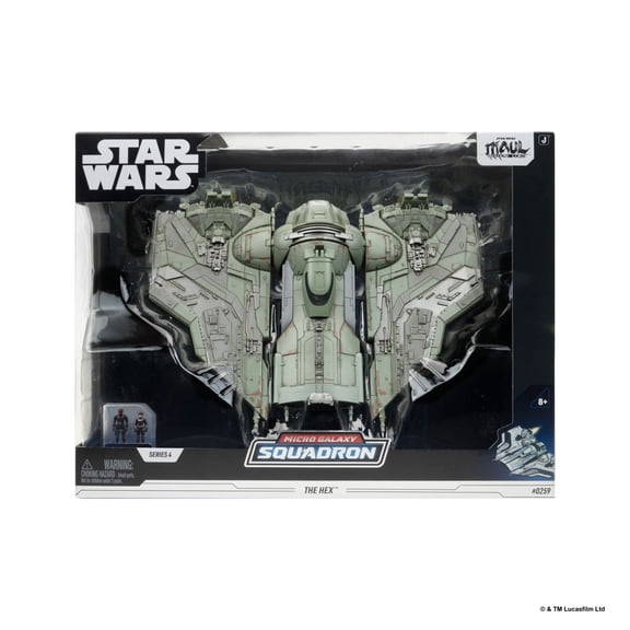 Star Wars™ Micro Galaxy Squadron The Hex - 9-Inch Vehicle with Rotating Wings and Cockpit