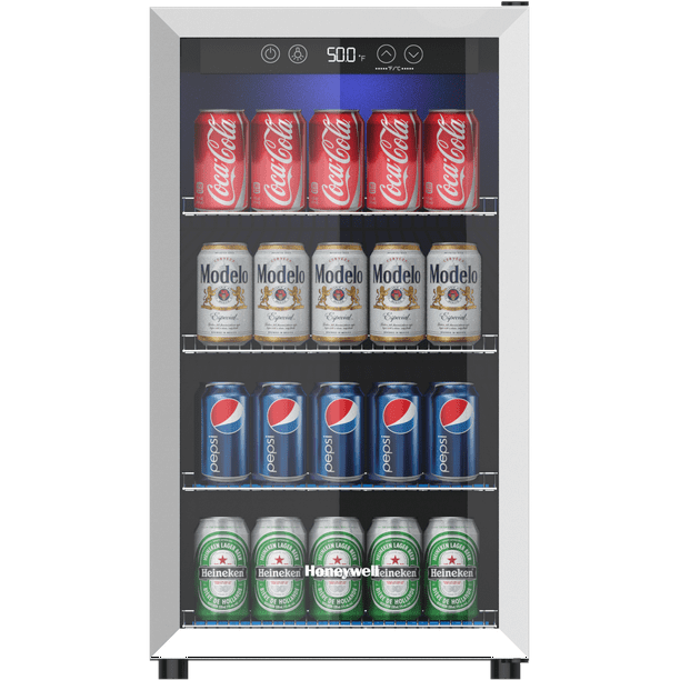 Honeywell Beverage Refrigerator and Cooler, 115 Can Mini Fridge with