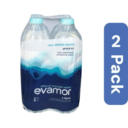 Evamor Artesian Water 4 Pack 256 fl oz (Pack Of 2)