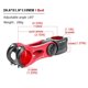 thumbnail image 2 of Soidarity Vástago del manillar de la bicicleta, horquilla delantera, aleación de aluminio de 31,8 MM, extensor de bicicleta ajustable de 85 grados, Ciclismo Rojo 28.6 mm 110 mm Soidarity OD021782-05, 2 of 6