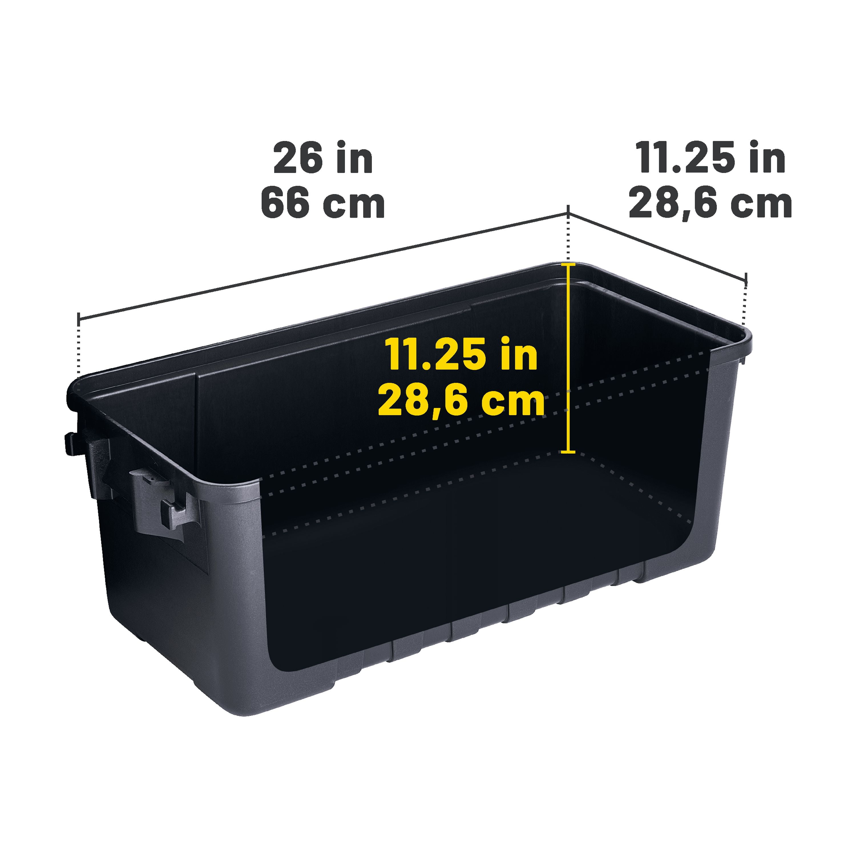 Plano Sportsman's Trunk, Black, 17-Gallon Lockable Storage Box