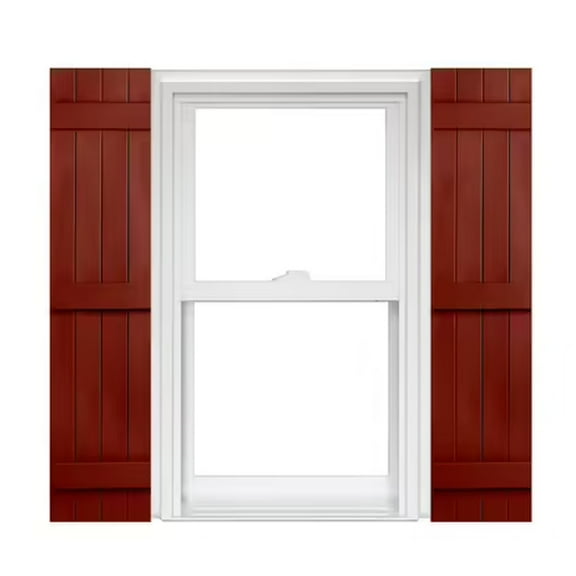 Homeside 4 Board and Batten Joined Vinyl Shutters (1 Pair)