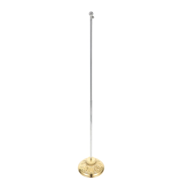 KAKOWELY Support de Mât de Drapeau Robuste Base de Mât de Drapeau Intérieur Support de Mât de Drapeau en Alliage Base de Mât de Drapeau en Alliage avec Sommet de Boule