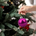 thumbnail image 4 of 24-Piece Christmas Tree Decoration Set, Glossy Matte Pink Powder Balls, Plastic Colored Ornaments, Small Pendants 4cm, Bright Festive Holiday Accessories, Easy Hanging, Vibrant Seasonal Home Display, 4 of 4