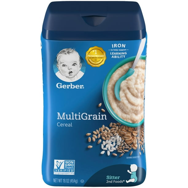Gerber 2nd Foods Multigrain Baby Cereal, 16 Oz - Walmart ...