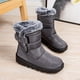 thumbnail image 3 of Zapatos planos para caminar para mujer botas medias impermeables zapatos antideslizantes para viajes al aire libre, 3 of 9