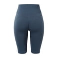 thumbnail image 5 of Mnuaqn 3D Leggings Cellulite Compression, Anti Cellulite Short Leggings, High Waisted Butt Lifting Tummy Control for Gym Workout (Dark Blue, XXXL), 5 of 6