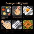 thumbnail image 3 of DIY Hot Dog Mold, 6 Cavity Multi Functional Waterproof DIY Hot Dog Baking Pans Damp Proof  for Home, 3 of 7
