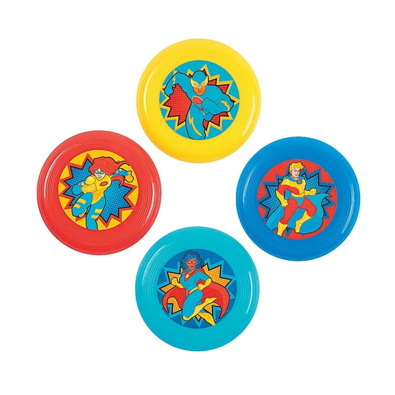 Superhero Flying Discs (6Dz) - Party Favors - 72 Pieces