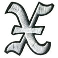 thumbnail image 4 of English Alphabet Letters Mixed Embroidered Sew on Badge Iron Patch for Clothes, 4 of 8