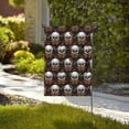 thumbnail image 4 of Wukai Butterfly Skull Garden Flags Double Sided Welcome Garden Yard House Flags Outside Outdoor House (Only Flag), 4 of 8