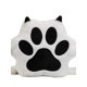 thumbnail image 4 of Cartoon Puppy Paw Plush Backpack Y2K Faux Fur Daypack Purse Cute Fluffy Schoolbag For Women, 4 of 4