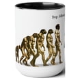 thumbnail image 5 of Charles Darwin Evolution 15oz Mug, Funny Science Gift, 5 of 5