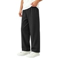 thumbnail image 6 of Kids' Cotton Gauze Pants, Highly breathable fabric, anti-mosquito performance, elastic waist for toddlers' casual wear, 0-8 Years Black 5-6 Years, 6 of 7