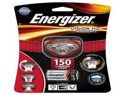 Red LED 200lm 3x AAA Energizer Headlamp Vision HD 50m