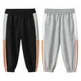 thumbnail image 3 of CHUANK Pantalon de Jogging pour Garçons Enfants pour Tout-Petits de 1 à 9 Ans Pantalon à Bas Resserré Pantalon d'Entraînement Doublé de Printemps pour Enfants, 3 of 8
