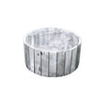 thumbnail image 2 of Pot de Plante Style Vintage Pot de Fleurs en Bois Boîte Décorative Jardinière Rustique pour Balcon Jardin Intérieur Extérieur Maison Rond, 2 of 10