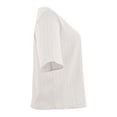 thumbnail image 4 of Blusa George para Mujer, Manga al Codo Blanco Talla EG, 4 of 4