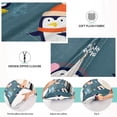 thumbnail image 3 of Coolnut Christmas Penguins Pattern Pillowcase, Super Soft Pillow Shams Covers, Plush Cozy Pillow Cases with Zipper, 21" X 54"（485） Home Decor Gifts, 3 of 6