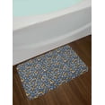thumbnail image 2 of Doodle Bath Mat, Hand Drawn Flowering Branches with Abstract Spring Composition on Dark Backdrop, Non-Slip Plush Mat Bathroom Kitchen Laundry Room Decor, 29.5 X 17.5 Inches, Multicolor, Ambesonne, 2 of 2