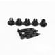 thumbnail image 1 of Accesorios para automóviles, estilo de coche, 100 Uds., 6mm, sujetador para parachoques, Clip de ajuste de puerta, integración perfecta, 1 of 8