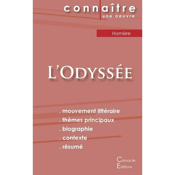 Fiche de lecture L'Odyssée de Homère (Analyse littéraire de référence et résumé complet), (Paperback)