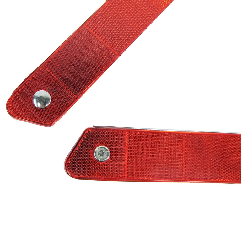 2pc Red Reflective Safety Reflector Roadside Emergency Essentials Warn Triangle 2pc Red Reflective Safety Reflector Roadside Emergency Essentials Warn Triangle