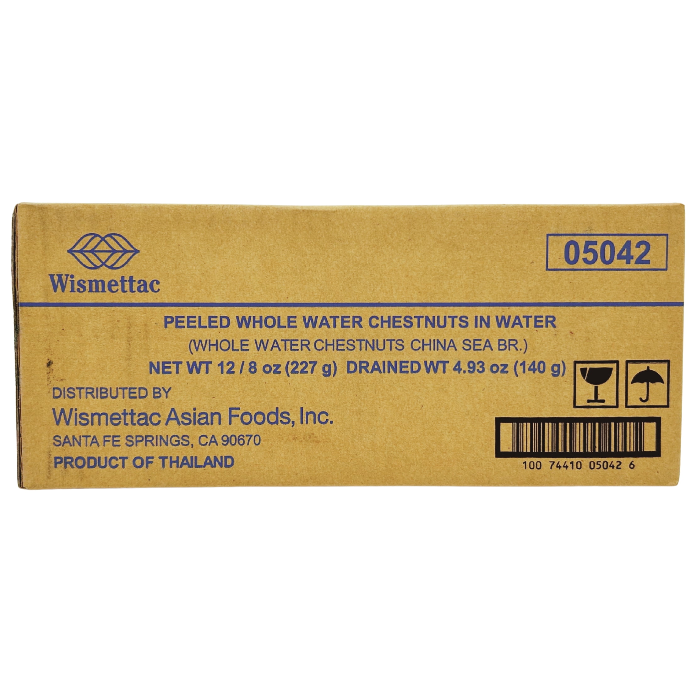 China Sea Whole Water Chestnuts, 8.00 oz, 12 pack