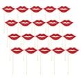thumbnail image 5 of HOMOBABE Lips Photo Booth Props Red Paper 20Pcs, 5 of 6