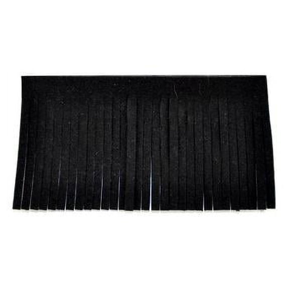 Belagio 2" Wide x 25 Yards Faux Suede Fringe Trim, 1 Bolt, Black