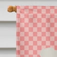 thumbnail image 3 of Caroline's Treasures BB7857CHF Crested Duck Pink Check Flag Canvas House Size , Large, multicolor, 3 of 4