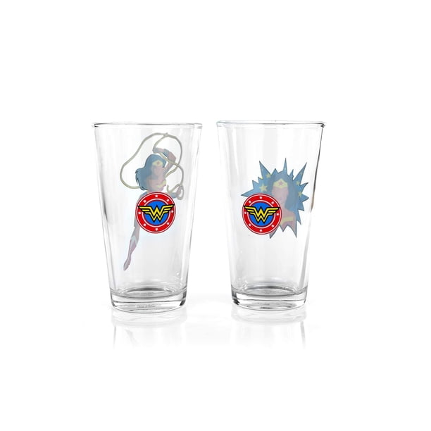 Set de vasos de pinta Underground Toys DC Wonder Woman 480 ml x2