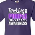 thumbnail image 4 of Inktastic Rocking the Purple for Lupus Awareness Youth T-Shirt, 4 of 5