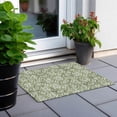 thumbnail image 6 of Addison Rugs Chantille Indoor/Outdoor Transitional Floral Green Washable Rectangle Rug, 1'8" x 2'6", 6 of 6