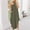 Army Green, variant on Women Dresses Plus Sleeveless Sexy Sling Dresses Solid Fashion Dresses Pink Trendy Skirt Size L