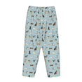 thumbnail image 5 of Daiia Cartoon Doodle Puppy Women's Sleep Pant with Pockets and Drawstring,Pajama Pants-Small, 5 of 9